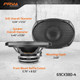 2x PRV PRV 69CX380-4 6×9” Full Range 2-Way Coaxial Car Speaker 380W 4-Ohm – High Output PRO Audio Sound