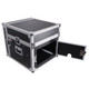 ProX T-6MRSS 6U Vertical Rack Mount Flight Case with 10U Top for Mixer Combo Amplifier Rack