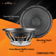 2x PRV Audio 12MR1000 PRO 12" Midrange PRO Audio Speaker 1000 Watts 8 Ohm