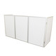 ProX XF-5X3048S 5 Panel Silver Frame DJ Facade W/ Stainless Quick Release 180 Deg Hinges