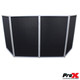 ProX XF-5X3048S 5 Panel Silver Frame DJ Facade W/ Stainless Quick Release 180 Deg Hinges
