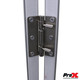 ProX XF-5X3048S 5 Panel Silver Frame DJ Facade W/ Stainless Quick Release 180 Deg Hinges