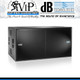 2x DB Technologies DVA S30N Dual 18" Active Bassreflex-Horn Subwoofer 6000 Watts (MINT)