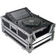 Pioneer CDJ-3000 RekordBox DJ Multi Player + ProX XS-CD Case for Large Format CD-Media Player Black on Silver