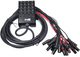 ProX XC-SB164XLR25 25 Ft. XLR Stage Recording Extension Box Snake 16 XLR-F Send Inputs 4 XLR-M Effects Return