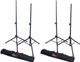 2x ProX  T-SS18P Set of 2 Heavy Duty DJ Speaker Tripod Stands 6 ft (44"-72") With Bag