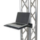 ProX XT-SHELFBLK Truss Shelf w/ Dual O-Style Pro Clamps 14"x16" Shelf Space Fit F34 Truss & Bolted 12"Box Truss