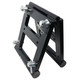 ProX XT-BH180BLK 180 degree Angle Adjustable Hinged Plate For F34 Conical Truss Junction Box Black Finish