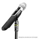 2x Gravity MS CLMP 34 Handheld Wireless Microphone Clip With 3/8" adapter included ( GMSCLMP34)