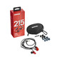 Shure SE215SPE-RD Professional Sound Isolating Earphones, clear sound and deep bass (Red)
