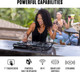 Numark Mixstream Pro+ DJ Controller Amazon Music, Serato & Virtual DJ + ProX X-MIXSTREAMPROBL Case