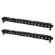2x ProX X-BAR16RGBUV EVO RGB-UV Bar16 64W High Power RGB-UV LED Wash Light