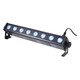 2x ProX X-BAR8RGBUV EVO RGB-UV Bar 8 32W High Power RGB-UV LED Wash Light