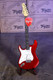 Tagima TG500 LH CA-DF/WH Left Handed Electric Guitar CANDY Red, Techwood FB Fingerboard, White