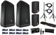 2x JBL EON712 12" Active Speaker 1300 Watts + 2x EON712-CVR Speaker Covers + SM58LC MIC + Accessories