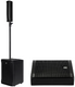 RCF EVOX JMIX8 Active 12" 1400W Line Array Column PA System w/ 8-Input Mixer + RCF NX 10-SMA Stage Monitor