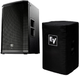 2x Electro-Voice EV ETX-12P 12" DJ / Club 2000W Class-D Amplified Speaker + 2x EV ETX-12P-CVR Cover (MINT)