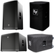 EV ETX-15P DJ 2000W Amplified Speaker + ETX-15P-CVR Cover + ETX-15SP 15"Subwoofer + ETX-15SP Cover