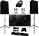 Pioneer DDJ-FLX10 Controller For Rekordbox & Serato DJ Pro + 2x QSC K12.2 Active 12" Speakers + Accessories