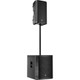 2x Electro-Voice ELX200-12P Active 12" 1200 Watts Class-D Amplified EV Powered Speakers + Accessories
