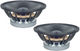 2x B&C 12FW88 12" Midrange Speaker / Woofer 1400 Watts 8-Ohm, 97 dB, 50 Hz - 3000 Hz, Waterproof Front