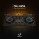 AlphaTheta DDJ-GRV6 Groove Circuit & 4-Channel Mixer controller + Headphones + X Stand w/ Table Top & Hat
