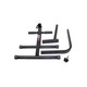 ProX X-GIGCHAIR Folding AV Operator, DJ, Keyboard, Drum Gig-Chair + ProX X-KSD22 Dual-Locking Stand