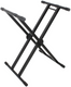 ProX X-KSD200 DJ Case / Keyboard Stand Double X Style With Ergo Easy Lock + T-KSTU4024 X Stand Table Top