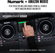 Numark Mixstream Pro+ Controller For Amazon Music, Serato & Virtual DJ + Headphones + X Stand with Table Top.