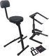 ProX X-GIGCHAIRMK2 Performance Chair & Folding DJ Laptop Stand With Carrying Bag