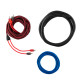 DS18 OFCKIT0 ULTRA FLEX ADVANCE 0 GAUGE COMPLETE AMPLIFIER INSTALLATION WIRING KIT 0GA WITH FUSE HOLDER AND 250 AMP FUSE - UP TO 3000W, OFC 100% COOPER
