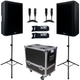 QSC K10.2 PA Speaker System with Cases