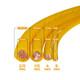 PRV PW00AWG-AMBER GOLD wire sizes
