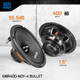 PRV 6MR400-NDY-4 speaker specs layout