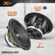 PRV 8MR600X-NDY X SERIES High Power 8" Neodymium Midrange LoudSpeaker 600 watts 8-Ohms