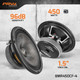 PRV 8MR450CF-4 8" Miidrange LoudSpeaker 450 Watts MOTO Series Carbon Fiber 4-Ohm