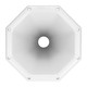 PRV Audio WGP22-50X WHITE 2" Exit Waveguide 4 Bolt Horn 30x30 Plastic ABS