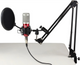 Blastking IP-MIC KIT-RED 3 pin XLR Microphone for podcasts, vlogs, recording studios & broadcasting