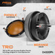 2x PRV Audio D4500Ph Trio 2″ Midrange Driver 500 Watts 4” Voice Coil 8-Ohms – TRIO Phenolic Diaphragm