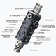Xvive AT-1 Portable Audio Tester XLR Cable Tester, Phantom Power Checker