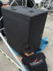 Admark AD-728A subwoofer setup outdoors