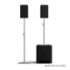LD Systems DAVE 18 G4X stereo stand setup