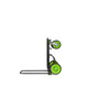 Gravity CART L 01 B folded cart side view