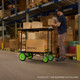 Gravity CART L 01 B loaded cart in warehouse