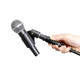 Gravity GMSQC1B holding mic stand