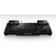 Full DJ setup of AlphaTheta CDJ-3000X.