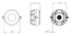 Technical dimension drawing B&C DE10.
