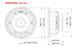 Lavoce WAF123.02 Speaker Technical Dimensions