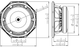 LaVoce MAF082.00 Speaker Technical Dimensions