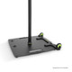 Gravity LA WI 1 Wheel insert for stands With base plate & nonslip rubber castors